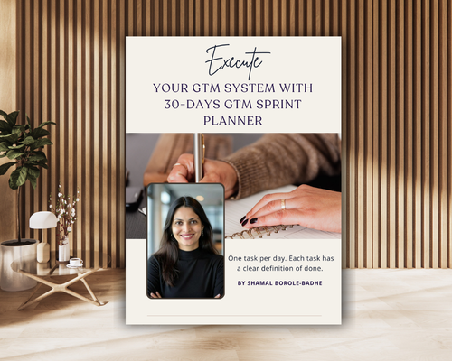 The 30-Day GTM Sprint Planner