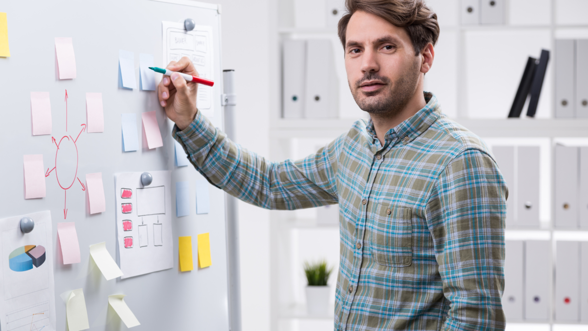 Founder having a customer discovery conversation to define their first buyer profile